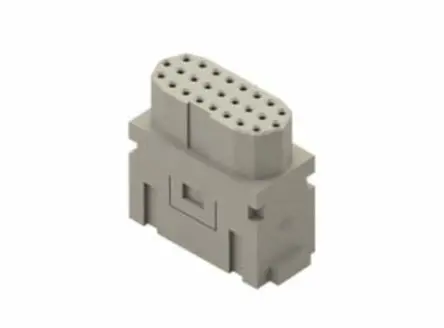 Produktfoto 1 von ILME Mixo Industrie-Steckverbinder Kontakteinsatz Buchse, 25-polig 4A, Kabel, Modularer Einsatz mit Crimpanschluss