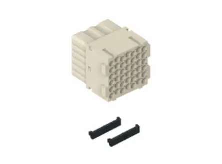 Produktfoto 1 von ILME Mixo Industrie-Steckverbinder Kontakteinsatz Buchse, 42-polig 10A, Kabel, Modularer Einsatz mit Crimpanschluss