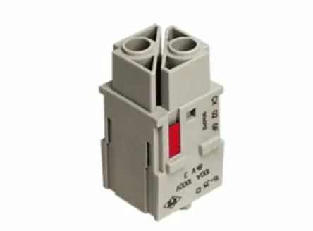 Produktfoto 1 von ILME Mixo Industrie-Steckverbinder Kontakteinsatz Buchse, 2-polig 100A, Kabel, Modularer Einsatz mit Crimpanschluss