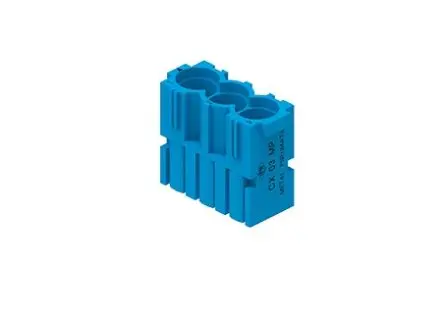 Produktfoto 1 von ILME Mixo Industrie-Steckverbinder Kontakteinsatz, 3-polig, Kabel, Modularer Einsatz für pneumatischen Kontakt