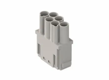 Produktfoto 1 von ILME Mixo Industrie-Steckverbinder Kontakteinsatz Stecker, 6-polig 16A, Kabel, Modularer Einsatz mit Crimpanschluss