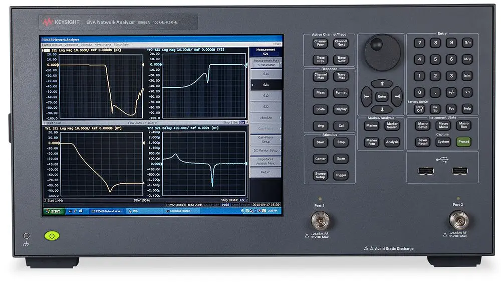 Produktfoto 1 von Keysight + Vektor-Netzwerkanalysator Ja 0.0001 to 8.5 GHz