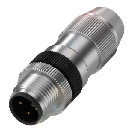 Produktfoto 1 von BALLUFF BKS-S109-RT14 M12 Rundsteckverbinder Stecker 4-polig Stecker 4A Kabel IP67