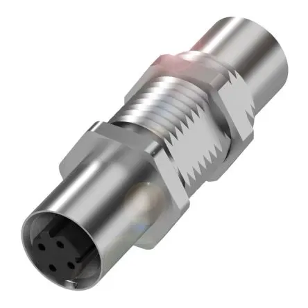 Produktfoto 1 von BALLUFF, Gerade M454 Rundsteckverbinder Adapter 4 M12 x 1, IP67 Buchse 4 M12 x 1 Buchse