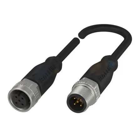 BALLUFF BCC09, 4-polig Sensor-Betätigungselementkabel, Gerade Buchse 4 / Gerade Stecker, Länge 5 m