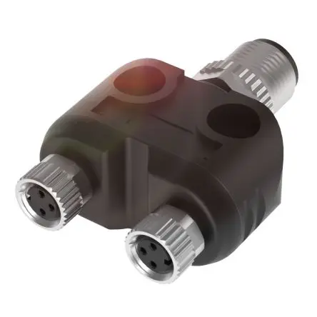 Produktfoto 1 von BALLUFF Rundsteckverbinder Adapter 4 M12 x 1, IP68 Stecker 3 M8 x 1
