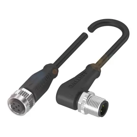 Produktfoto 1 von BALLUFF BCC0J, 4-polig Sensor-Betätigungselementkabel, Gerade Buchse 4 / M12 Stecker, Länge 7 m