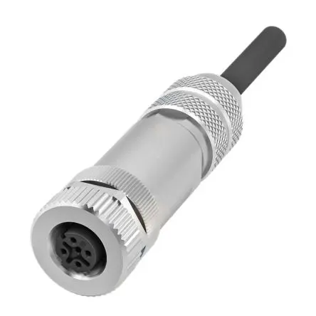 Produktfoto 1 von BALLUFF BCC M474 M12 Rundsteckverbinder Buchse 4-polig Buchse 4A Kabel IP67