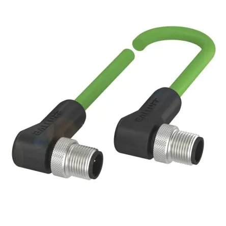 Produktfoto 1 von BALLUFF BCC0J, 4-polig Sensor-Betätigungselementkabel, Rechtwinklig Stecker 4 / M12 Stecker, Länge 5 m