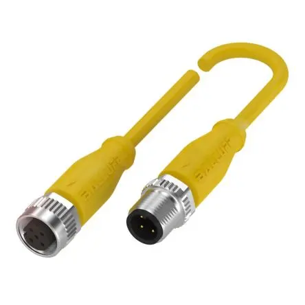 Produktfoto 1 von BALLUFF BCC0J, 4-polig Sensor-Betätigungselementkabel, Gerade Buchse 4 / Gerade Stecker, Länge 10 m