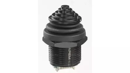 Produktfoto 1 von APEM NV Joystick, 3-Achsen Tastend, 12 V ac / 50mA, IP69K, IP67 Griff Typ Konisch