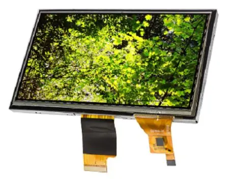 Produktfoto 1 von Display Visions Farb-LCD 177.8 mm LVDS Touchscreen, 1024 x 600 Pixel, 154.21 x 85.92 mm LED