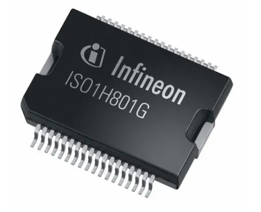 Produktfoto 1 von Infineon Netzschalter, Hochspannungsseite High-Side 625 mA 36-Pin PG-DSO-36 5 V 89 μs