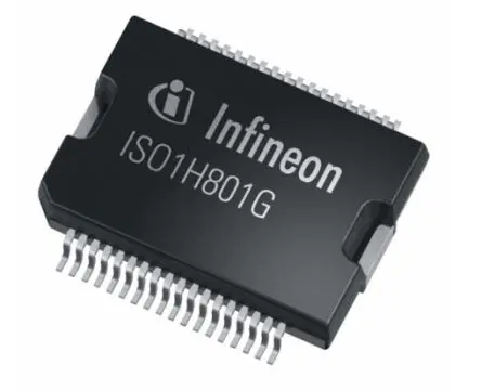 Produktfoto 1 von Infineon Netzschalter, Hochspannungsseite High-Side 625 mA 36-Pin PG-DSO-36 5 V 89 μs