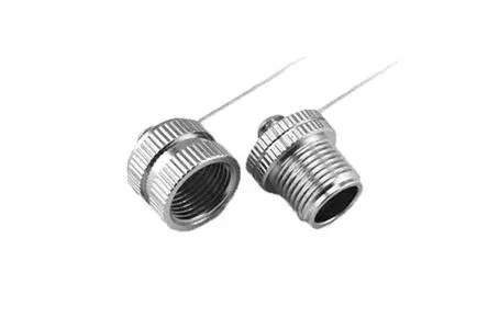 Produktfoto 1 von Bulgin PXMBNI12 Buchse Rundsteckverbinder-Schutzkappe aus Messing Größe M12, IP67 Nickel