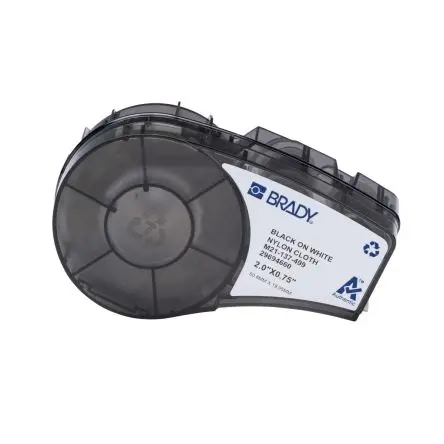 Produktfoto 1 von Brady Beschriftungsetiketten Schwarz für M210, M210-LAB, M211 auf Weiß, Schwarz 50.8 mm 19.05 mm 50.8 mm