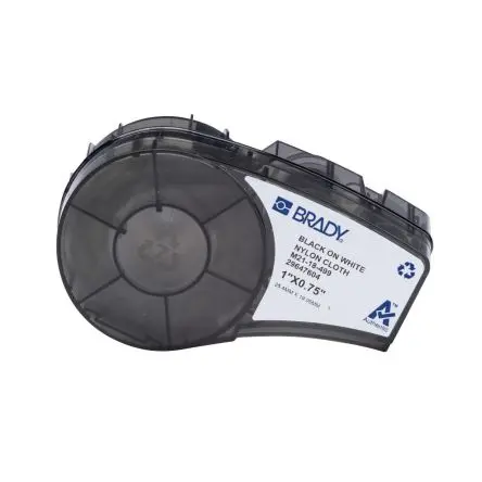 Produktfoto 1 von Brady Beschriftungsetiketten Schwarz für M210, M210-LAB, M211 auf Schwarz, Weiß 25.4 mm 19.05 mm 25.4 mm