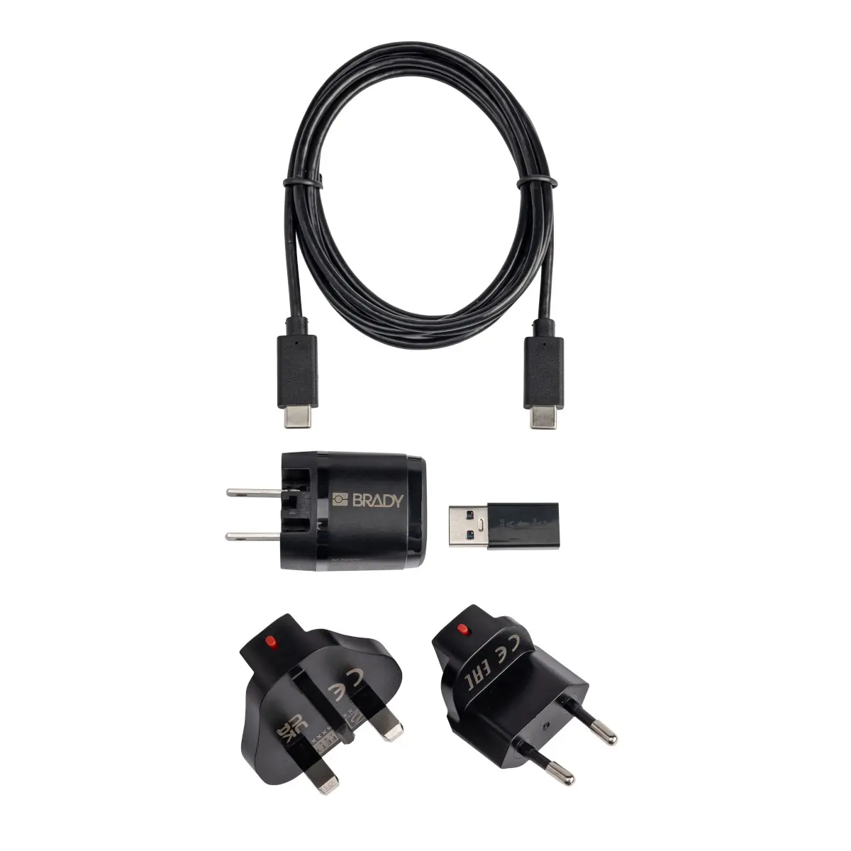 Produktfoto 1 von Brady M211 Etikettendrucker AC-Adapter bis 19.05 mm Etiketten Tragbares Gerät, US, Typ G, EU