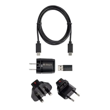 Produktfoto 1 von Brady M211 Etikettendrucker AC-Adapter bis 19.05 mm Etiketten Tragbares Gerät, US, Typ G, EU