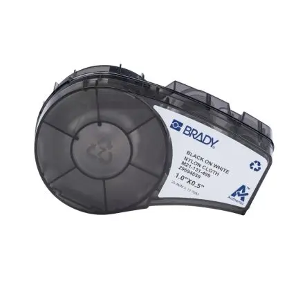 Produktfoto 1 von Brady Beschriftungsetiketten Schwarz für M210, M210-LAB, M211 auf Schwarz, Weiß 25.4 mm 12.7 mm 25.4 mm