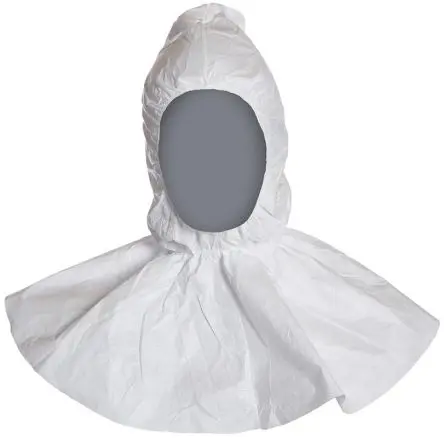 Tyvek Tyvek Einwegartikel Schutzhaube Weiß Durchstichfest, Abriebfest One Size