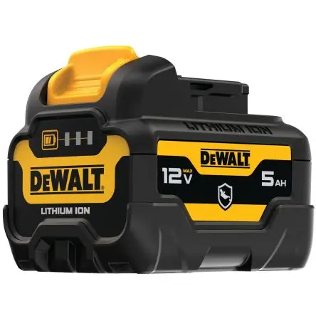 Produktfoto 1 von DeWALT Werkzeug-Ersatzakku, 12V / 5 Ah DEWALT AKKU-ELEKTROWERKZEUG