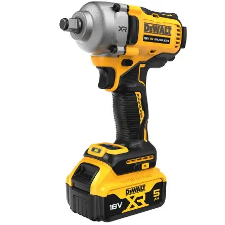 Produktfoto 1 von DeWALT 1/2 in Schnurlos Schlagschrauber 18V 5 Ah 3250bpm Bürstenlos, 1200U/min, 2000 U/min, 600 U/min
