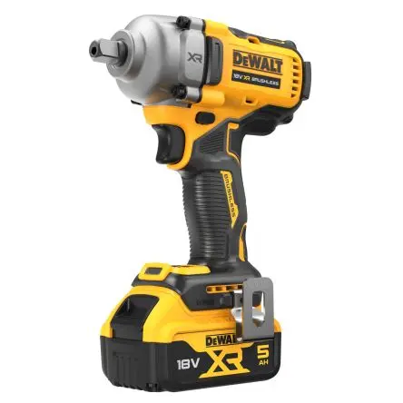 Produktfoto 1 von DeWALT 1/2 in Schnurlos Schlagschrauber 18V 5 Ah 3250bpm Bürstenlos, 1200U/min, 2000 U/min, 600 U/min