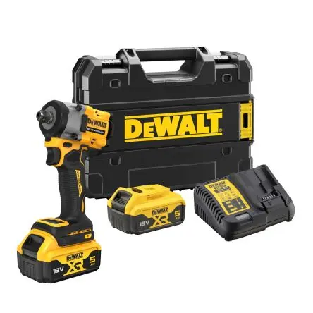 Produktfoto 1 von DeWALT 1/2 in Schnurlos Schlagschrauber 18V 5 Ah Bürstenlos, 2500U/min
