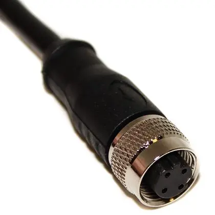Produktfoto 1 von Mueller Electric BU-21349300405010, 4-polig Sensor-Betätigungselementkabel, Gerade Buchse / Nicht abgeschlossen, Länge 1