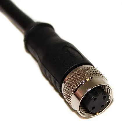 Produktfoto 1 von Mueller Electric BU-21349300405010, 4-polig Sensor-Betätigungselementkabel, Gerade Buchse / Nicht abgeschlossen, Länge 1