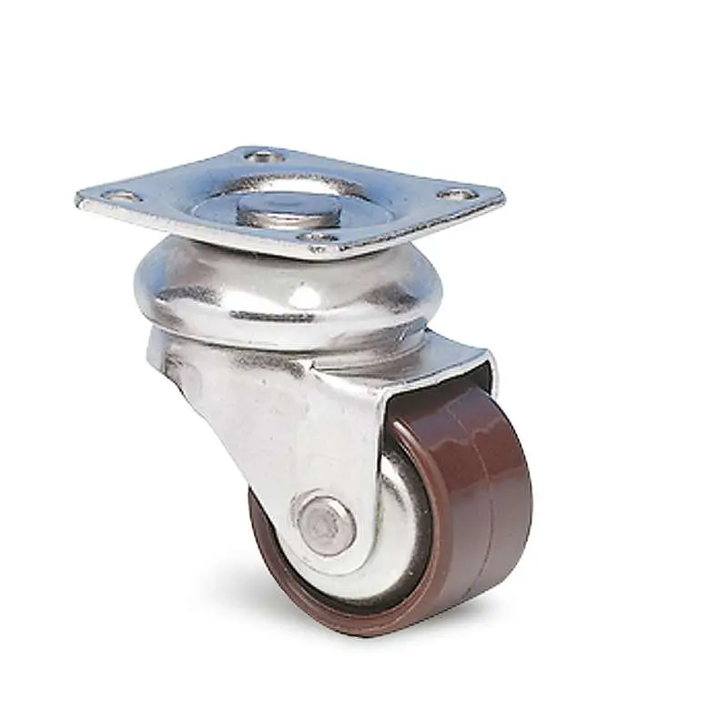 Produktfoto 1 von Guitel Hervieu Drehlager Lenkrolle, Rad ø 30mm, 45kg, Ges H. 50mm, Rad B. 20mm, 39 x 39mm, Platte, Polyamid-Material