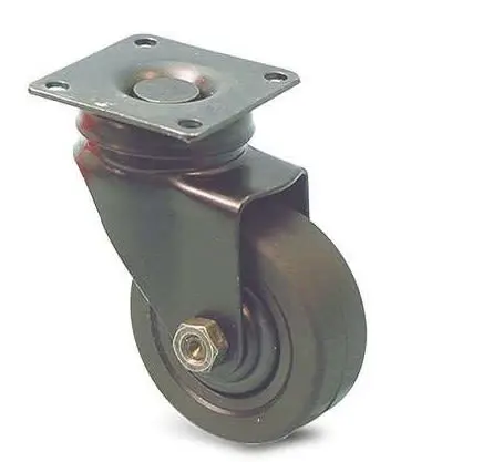 Produktfoto 1 von Guitel Hervieu Drehbar Rolle, Rad ø 50 mm, 40 kg, Ges H. 72 mm, Rad B. 18 mm, Gummi