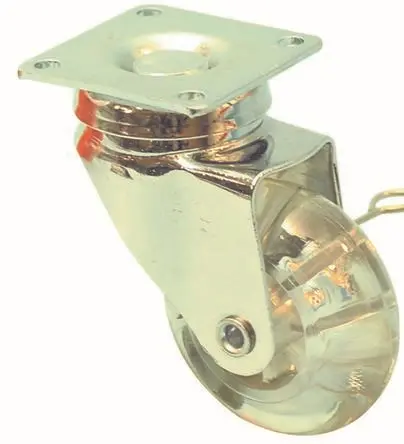 Produktfoto 1 von Guitel Hervieu Drehbar Rolle, Rad ø 50 mm, 40 kg, Ges H. 72 mm, Rad B. 18 mm, Polyurethan