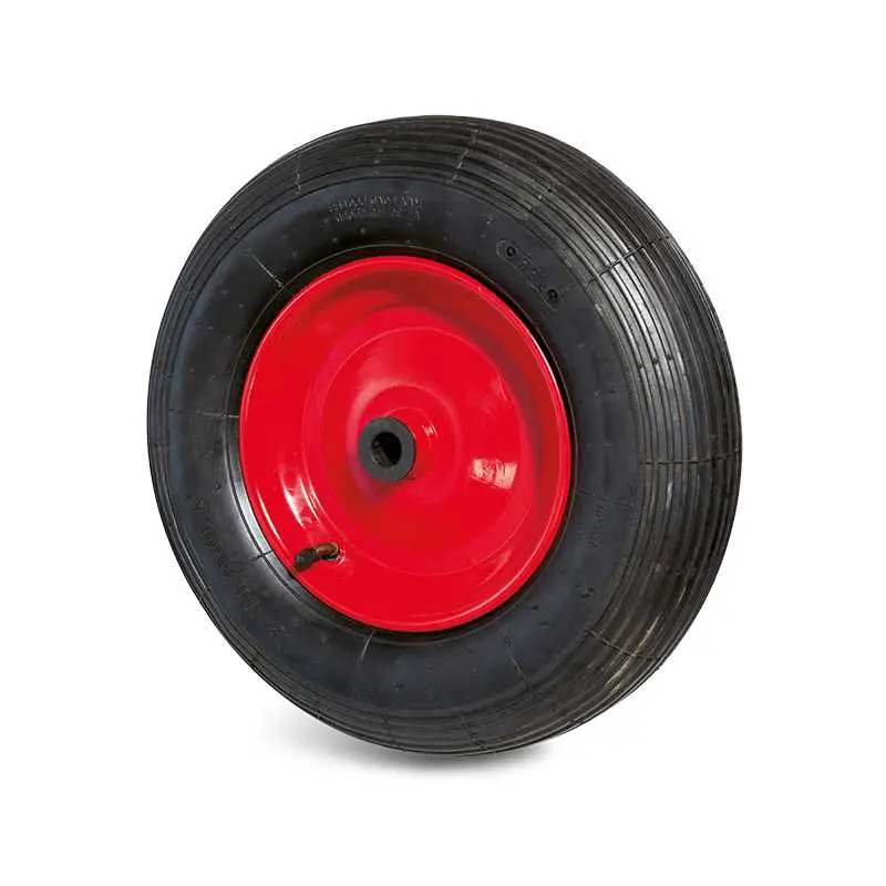 Produktfoto 1 von Guitel Hervieu Rollwagenrolle Schwarz, Mat. Gummi, 200 kg Ø 400 mm, B. 94 mm