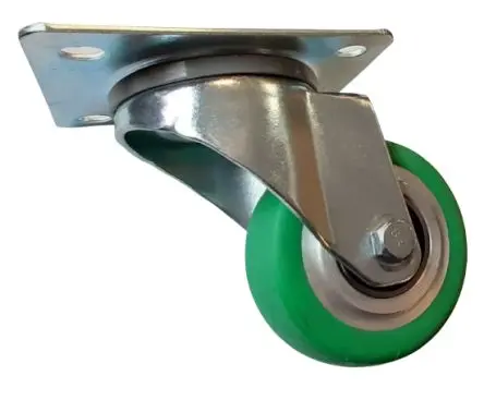 Produktfoto 1 von Guitel Hervieu Drehbar Rolle, Rad ø 80 mm, 180 kg, Ges H. 108 mm, Rad B. 40 mm, Polyurethan