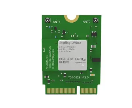 Ezurio WLAN- und Bluetooth-Module 802.11a, IEEE 802.11ac, IEEE 802.11b/g, IEEE 802.11n UART, USB 3.3V 30 x 22 x 3.1mm