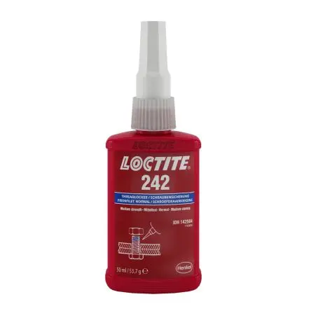 Produktfoto 1 von LOCTITE 242 Schraubensicherungsklebstoff Flüssig Blau, Mittelfest