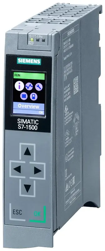 Produktfoto 1 von Siemens SIMATIC S7-1500T SPS CPU, 20 Eing. / 20 Digitaleing. CPU Ausg.Typ für Serie SIMATIC S7-1500