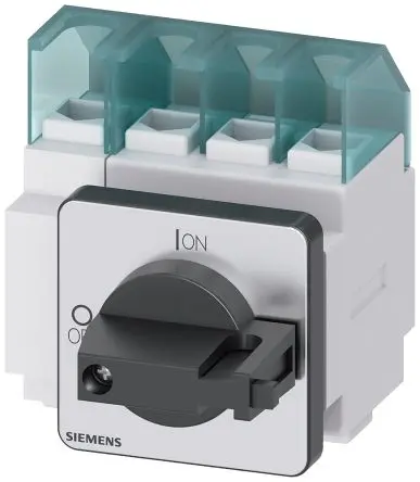 Produktfoto 1 von Siemens SENTRON Trennschalter / 4-polig Umschlossen, RK5 Sicherungsgröße