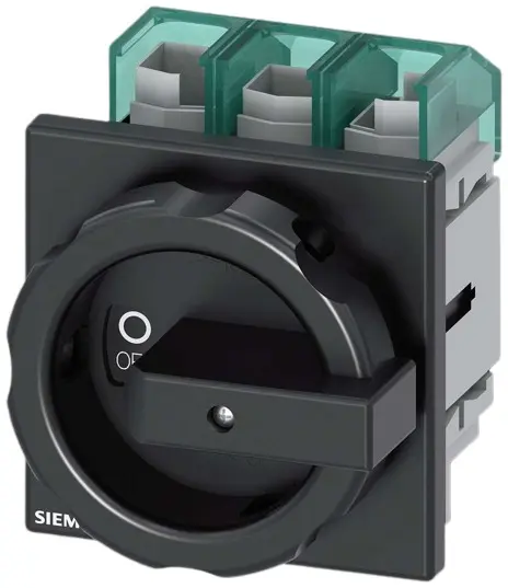 Produktfoto 1 von Siemens 3LD5 Trennschalter / 3-polig 63 A Umschlossen, Class J Sicherungsgröße