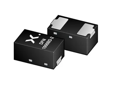Produktfoto 1 von Nexperia Zenerdiode Einfach 1 Element/Chip Oberfläche 12 V 5 % / 365 mW max, DFN1006BD-2 2-Pin