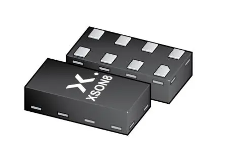 Produktfoto 1 von Nexperia Spannungsüberwachung CMOS Spannungswandlung Oberfläche 8 /Chip 2-Pin XSON8