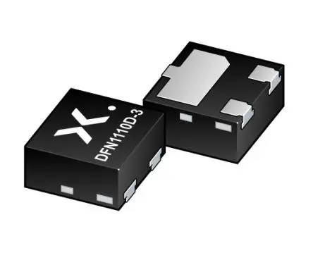 Produktfoto 1 von Nexperia Oberfläche Mit Widerstand ausgestatteter Transistor PnP -50 V / -100 mA, DFN1110D-3 3-Pin