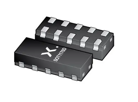 Produktfoto 1 von Nexperia AEC-Q101 ESD-Schutzdiode Bidirektional 6 V min., Oberfläche 5 V max DFN2510D