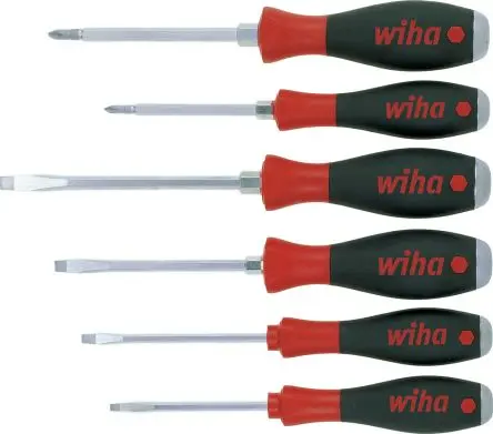 Wiha Standard-Schraubendrehersatz, 6-teilig Schlitz, PHILLIPS®