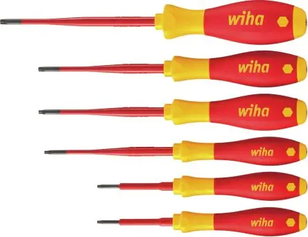 Produktfoto 1 von Wiha Schraubendrehersatz Isoliert, 6-teilig Innensechsrund