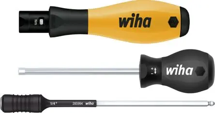 Produktfoto 1 von Wiha 1/4" Bits Drehmomentschraubendreher Einstellbar 0.1 To 0.6 Nm / ±6 % Länge 127mm ESD-Sicherheit