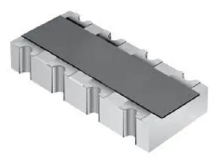 Produktfoto 1 von AEC-Q200 Bourns Serie CAT16 Widerstands-Array ISOL, 4 x 330 Ω, 0.25 W 1 %, Bauform 1206 Konkav