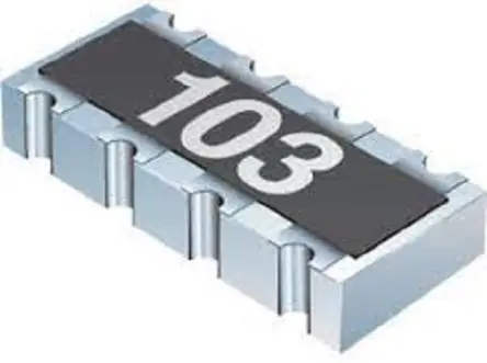 Produktfoto 1 von AEC-Q200 Bourns Serie CAY16 Widerstands-Array ISOL, 4 x 10 Ω, 0.25 W 1 %, Bauform 1206 Konvex